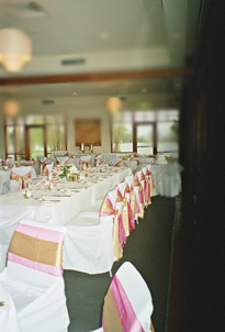 Pink and gold dramatic choice