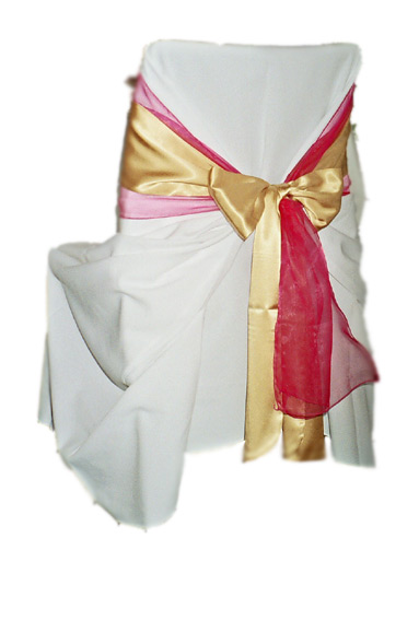 photo pink, gold, red sash