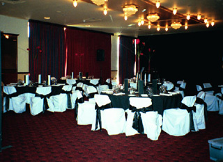 dramatic effect of black